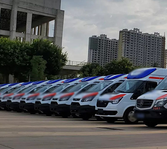 定边县服务车队展示