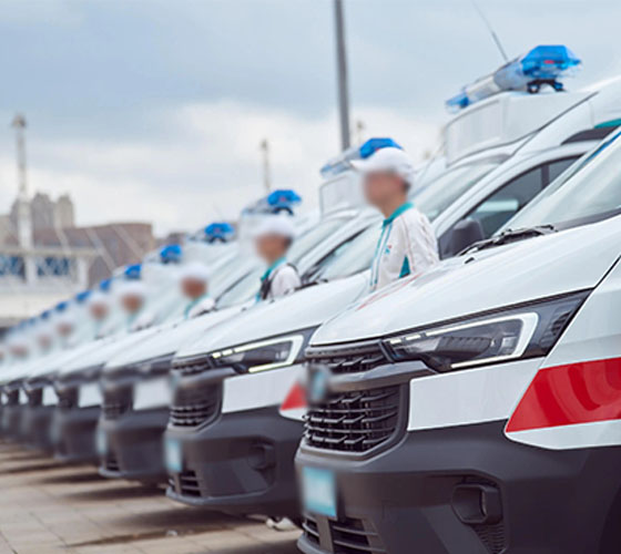 定边县服务车队展示